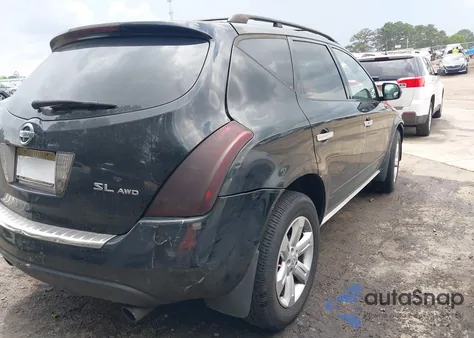 2007 Nissan Murano Sl from USA, damaged, VIN JN8AZ08W77W660759